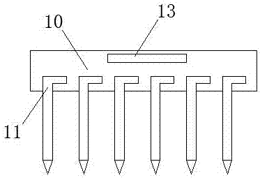 Clean quick-frozen food forming device