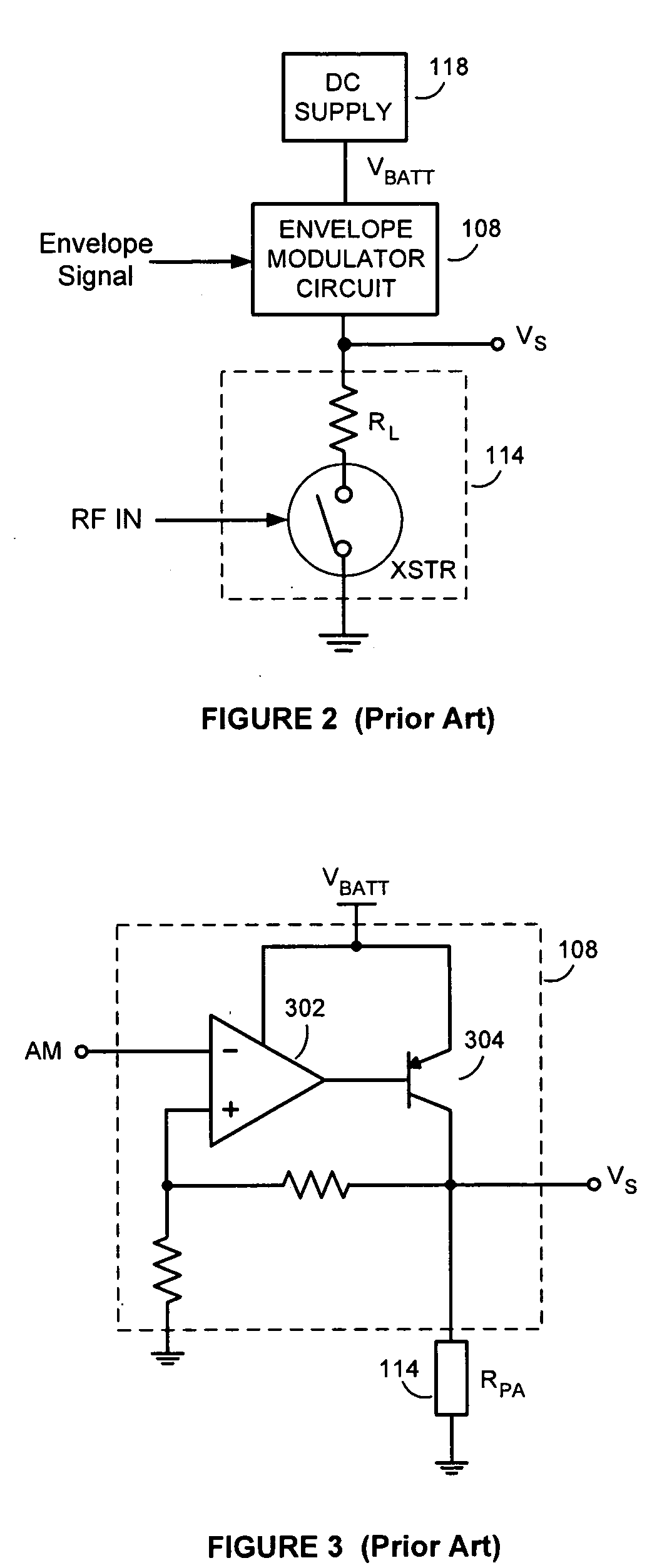 Polar modulation transmitter with envelope modulator path switching