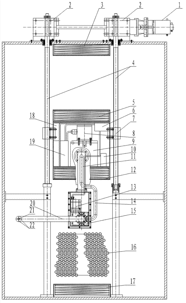 Online cleaning robot based on wireless power supplying and magnetic-induction positioning for condensers