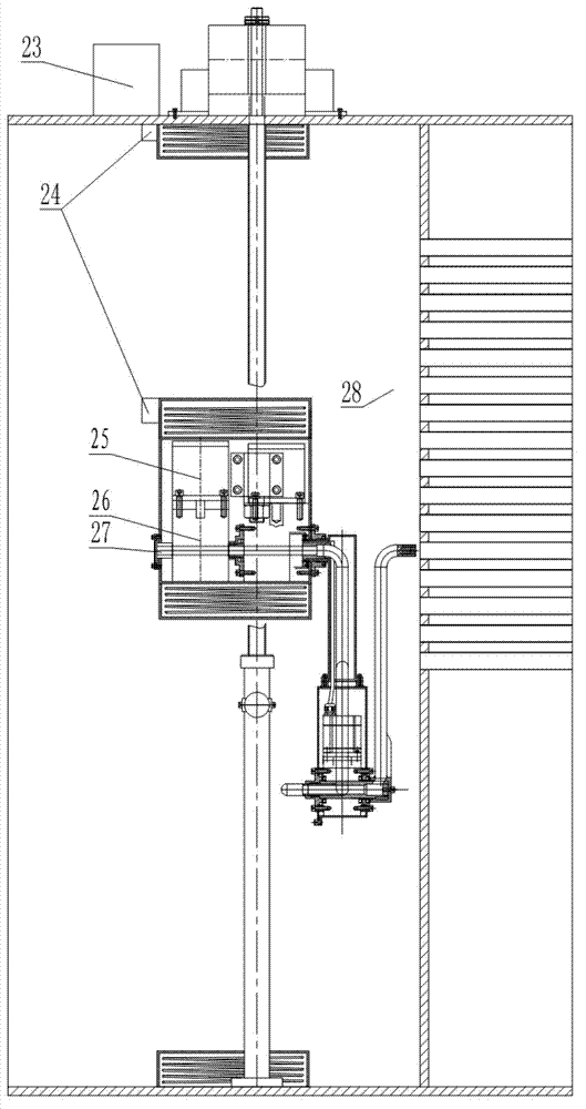 Online cleaning robot based on wireless power supplying and magnetic-induction positioning for condensers