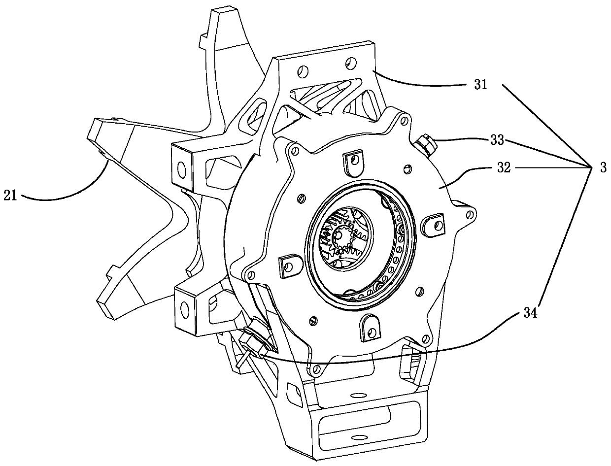 Wheel edge planetary gear speed reducer for electric formula racing car