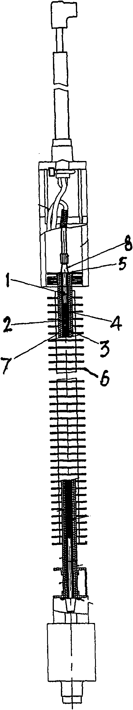 Metal PTC electric heating tube component of air conditioner and manufacturing method thereof