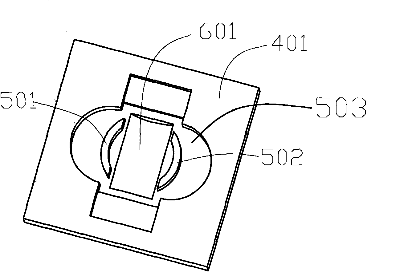 LED street lamp lens device