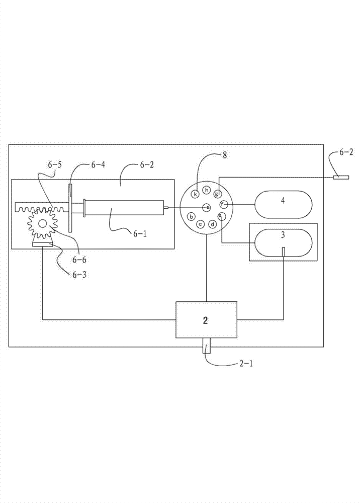 Automatic radioactive medicament split charging injector and automatic radioactive medicament split charging method