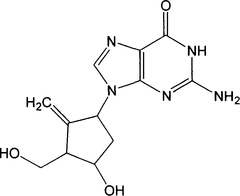 Entecavir kalium, preparation method and application thereof