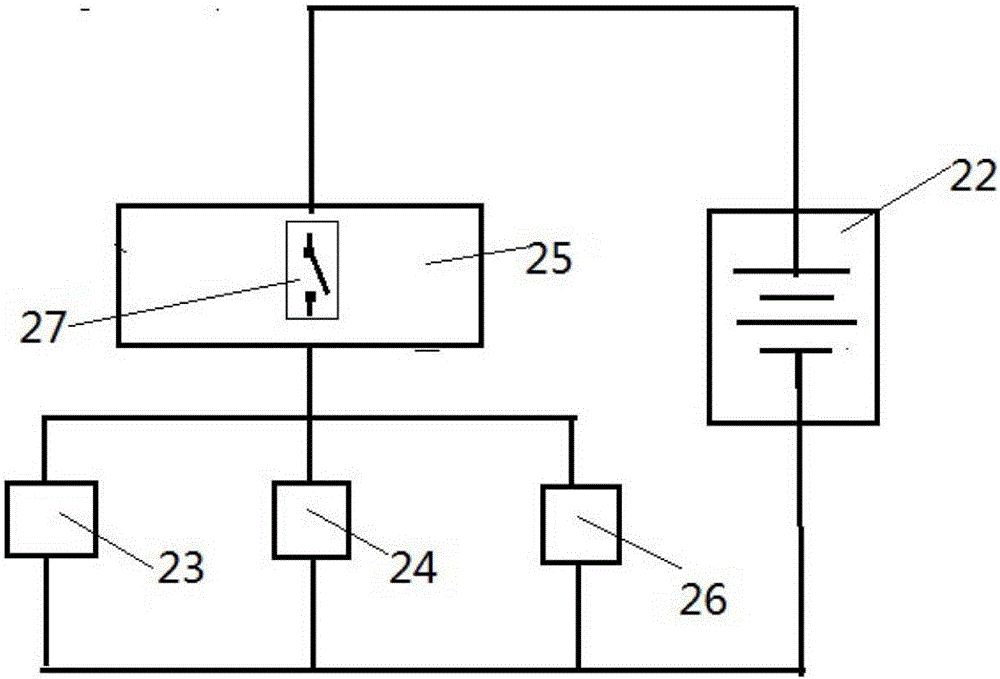 Work method of high-voltage frequency converter capable of automatic fire extinguishment