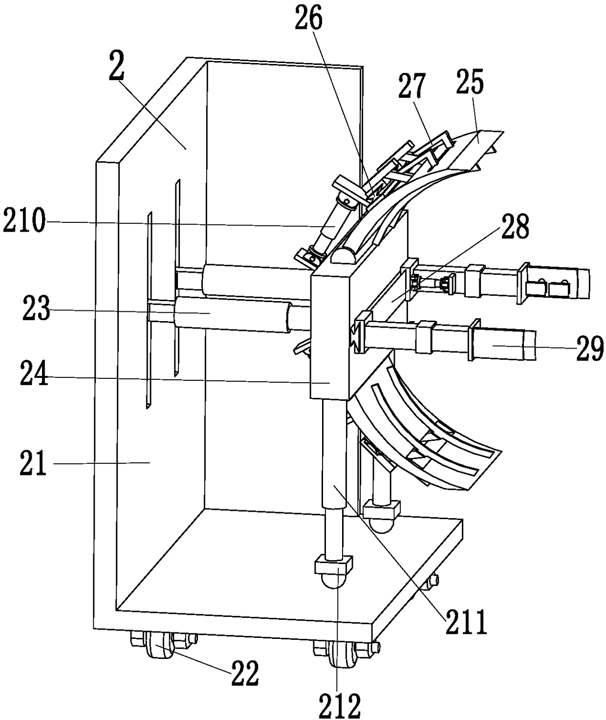 Electric automobile tire dismounting detection equipment capable of realizing omnibearing fixing and clamping