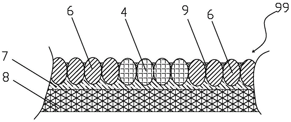 Prefabrication and installation method of a pebble pattern prefabricated panel