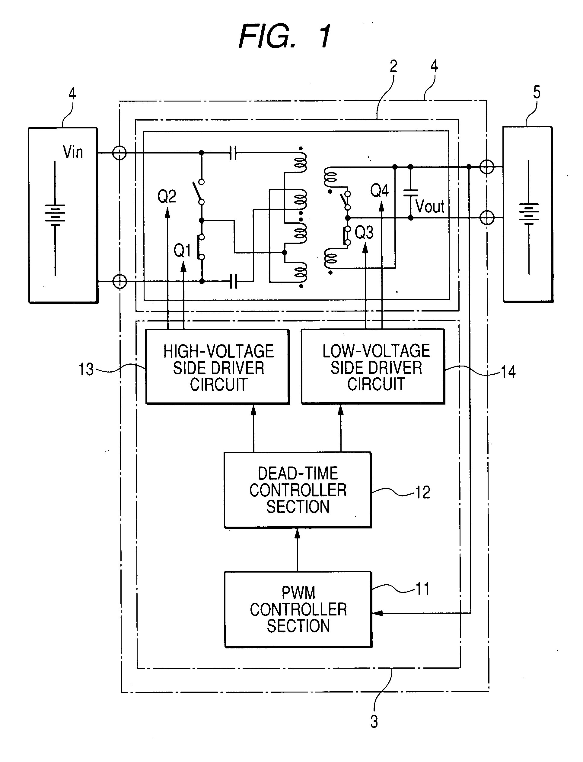 Dual-transformer type of dc-to-dc converter