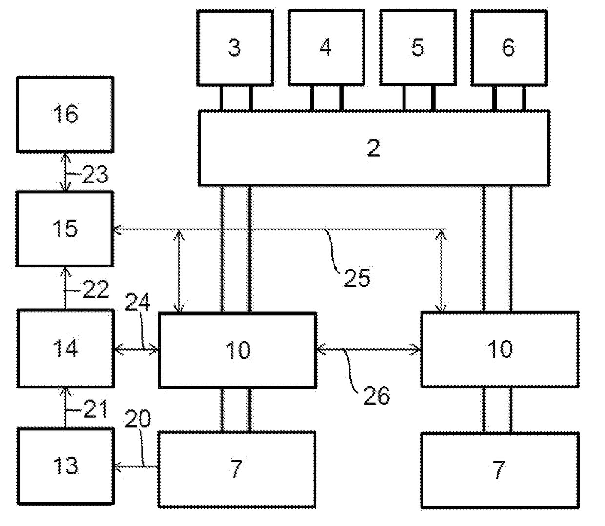 Drive system having DC power supply for a submarine