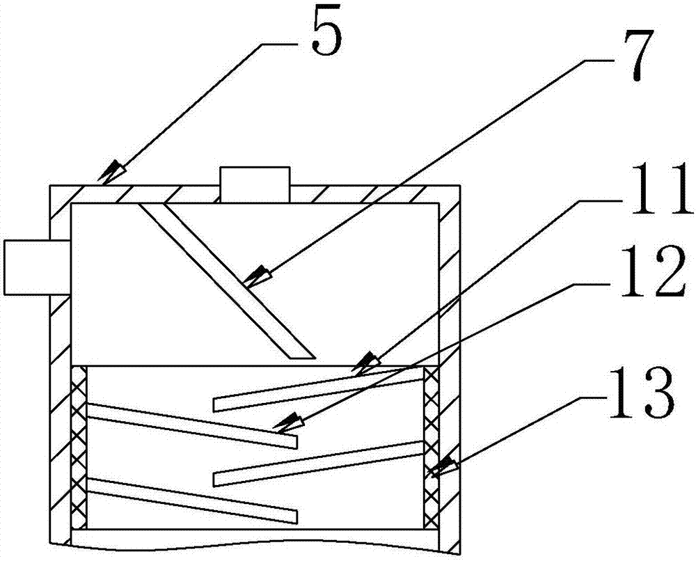 Vehicle air conditioner oil-gas separator