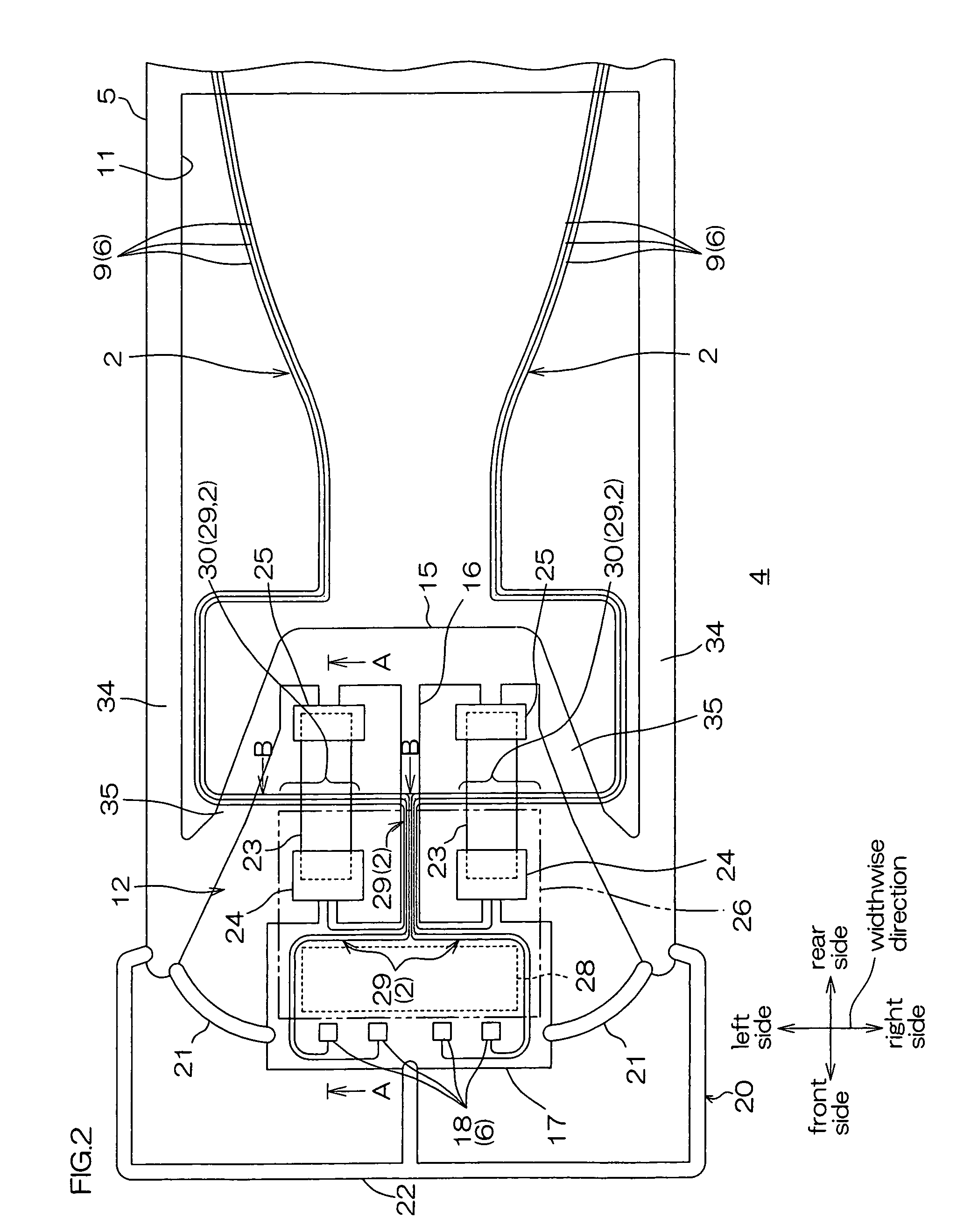 Suspension board with circuit