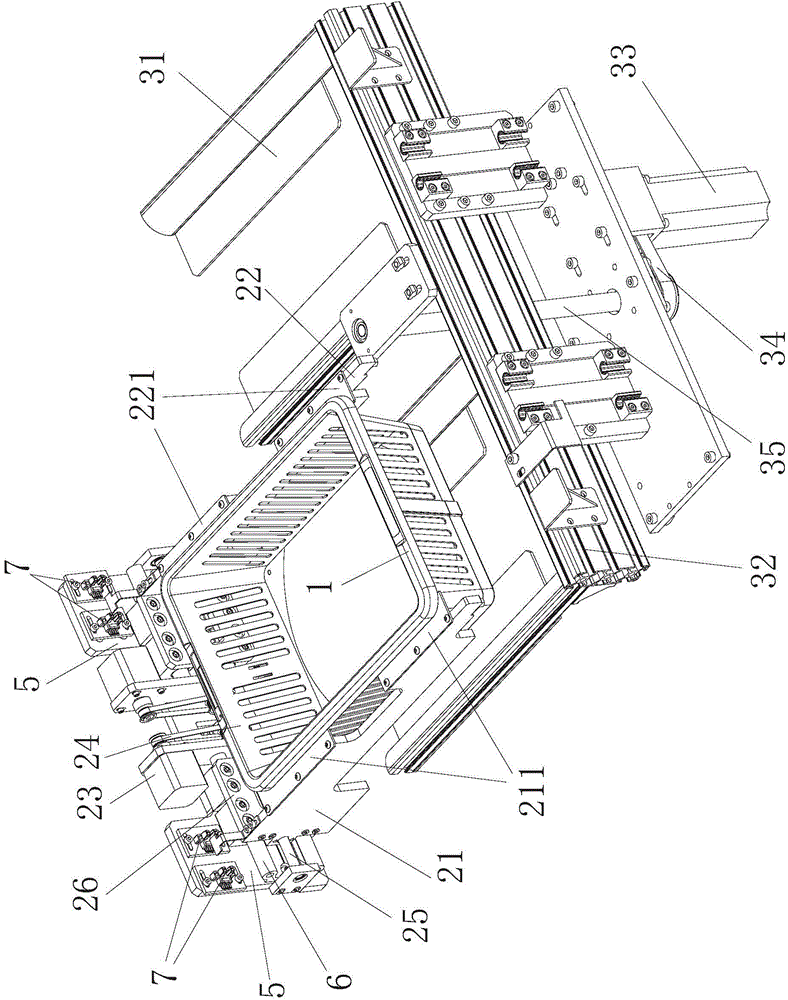 Medicine basket distribution device and basket distribution method thereof