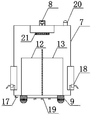 Building garbage management system based on big data analysis and method thereof