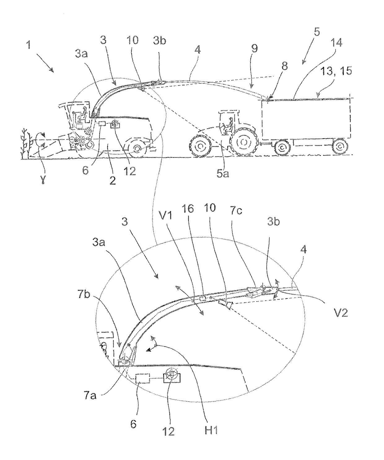 Crop harvesting machine