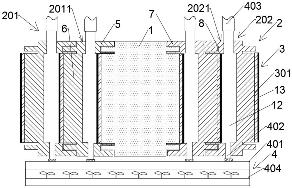 A kind of cooling device for dry-type transformer coil