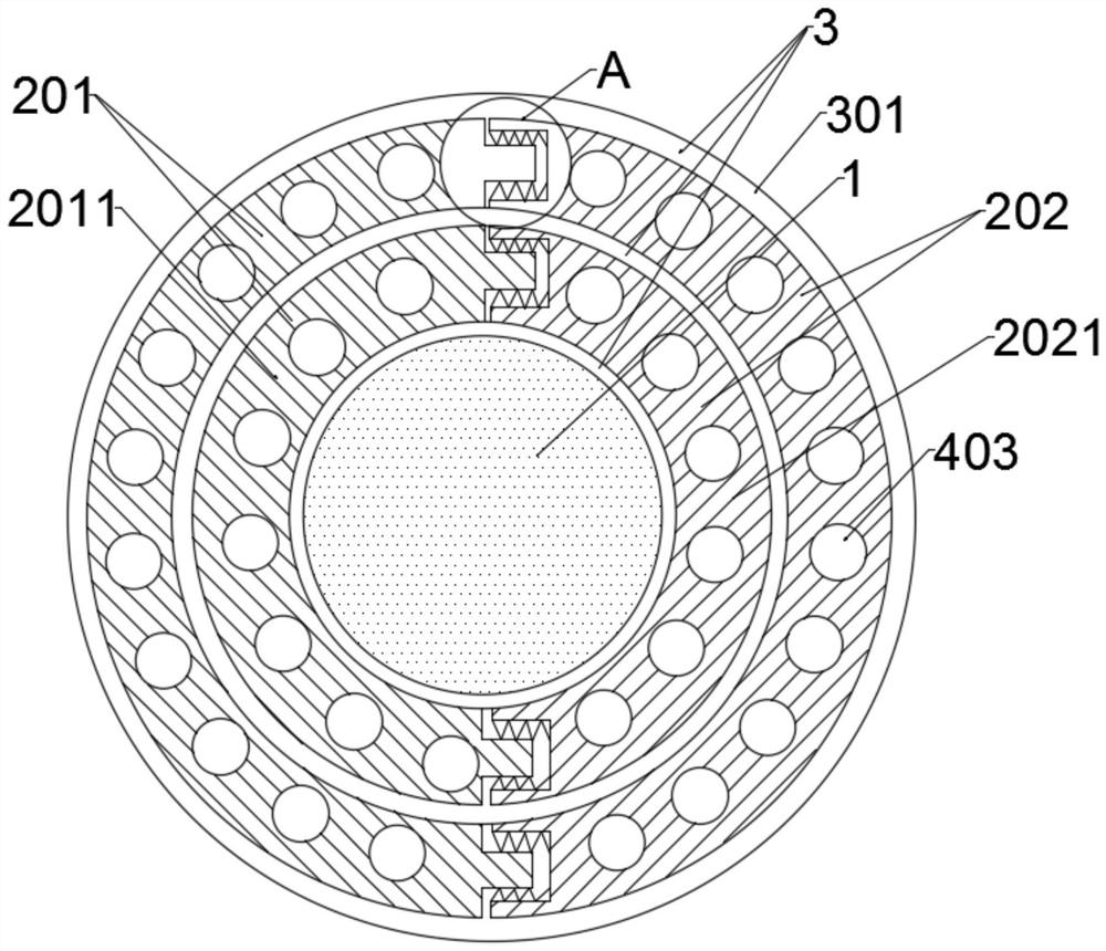 A kind of cooling device for dry-type transformer coil