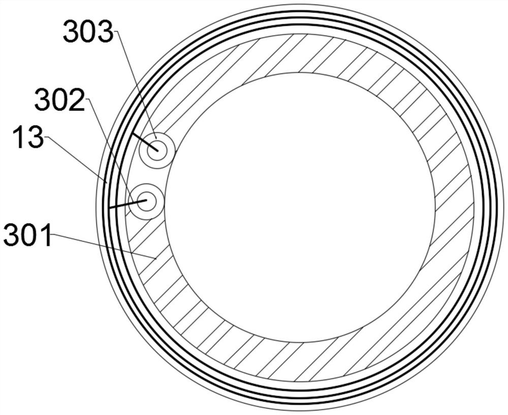 A kind of cooling device for dry-type transformer coil