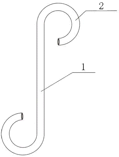 Gradually degradable braided ureteral stent and preparation method thereof