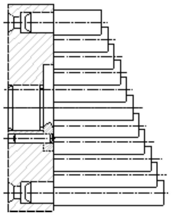 Z-direction multi-axis parts processing method with height difference