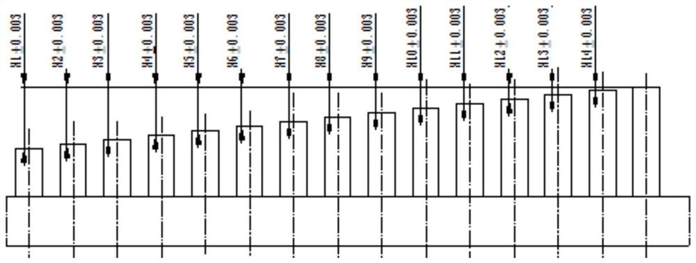 Z-direction multi-axis parts processing method with height difference