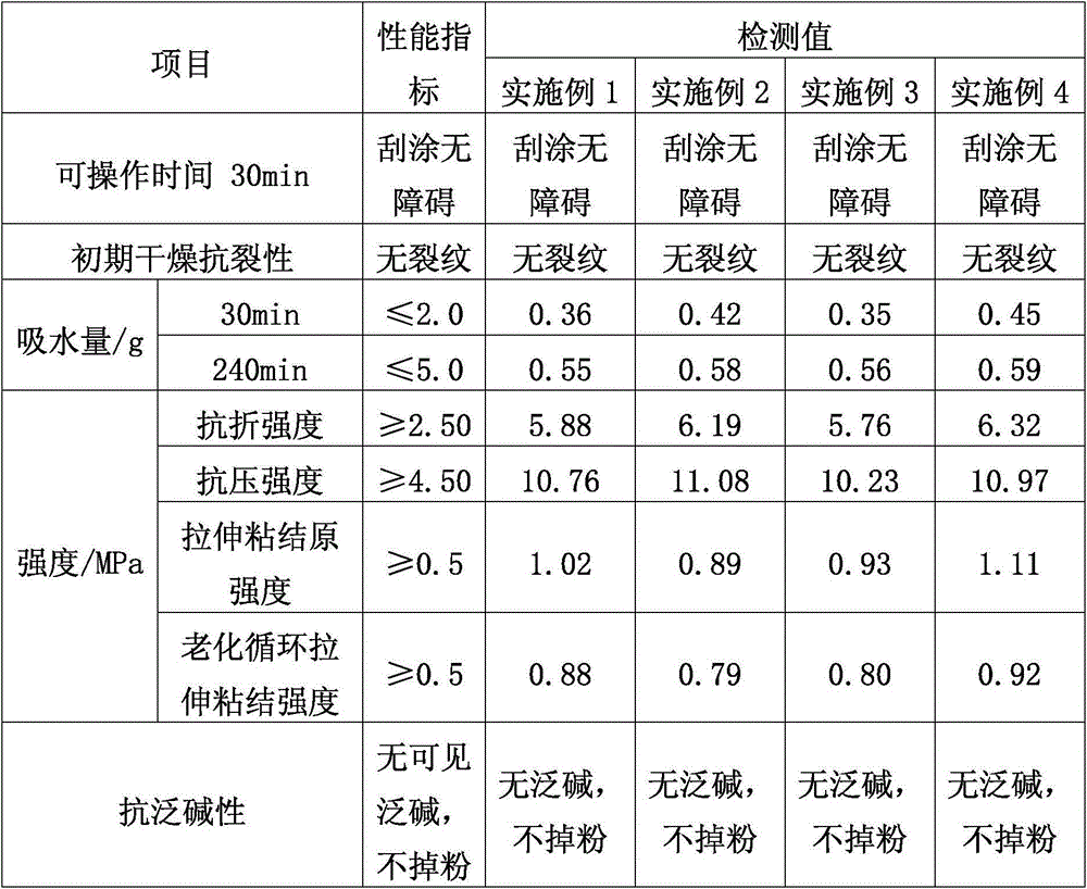 Efforescence resistant colored wall finishing mortar