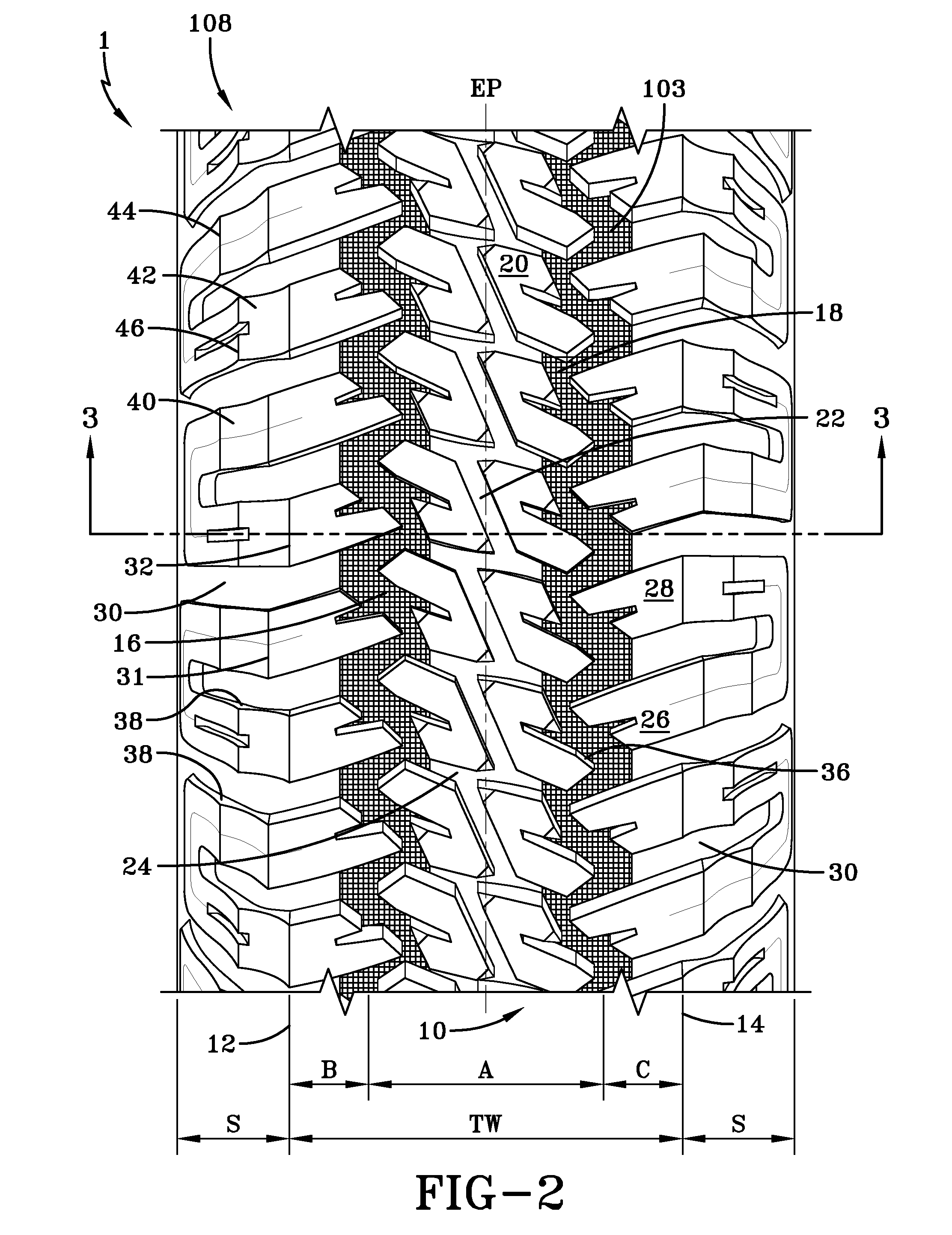 Tire tread discharge grooves with textured bases