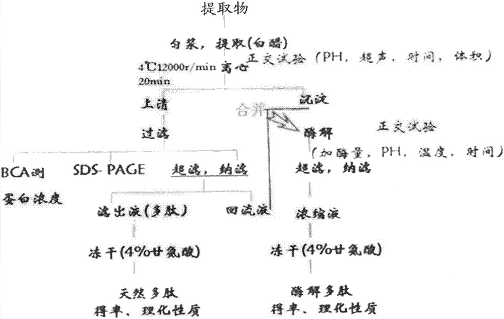 A kind of combined extraction and preparation method of composite polypeptide