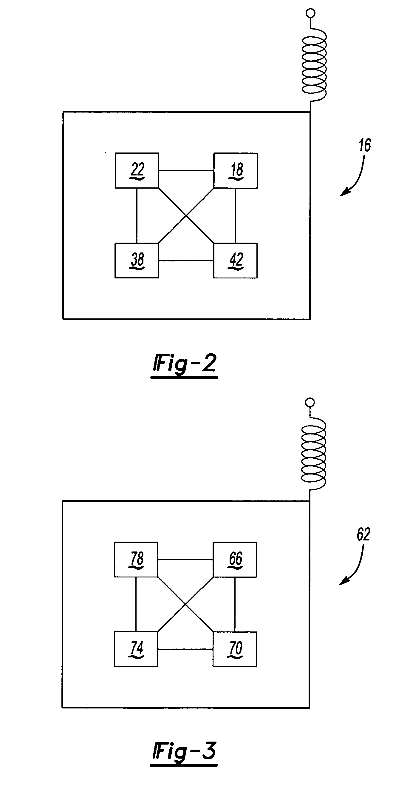 Permanent low cost radio frequency compressor identification