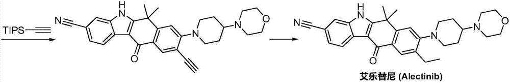 Preparation method of Alectinib