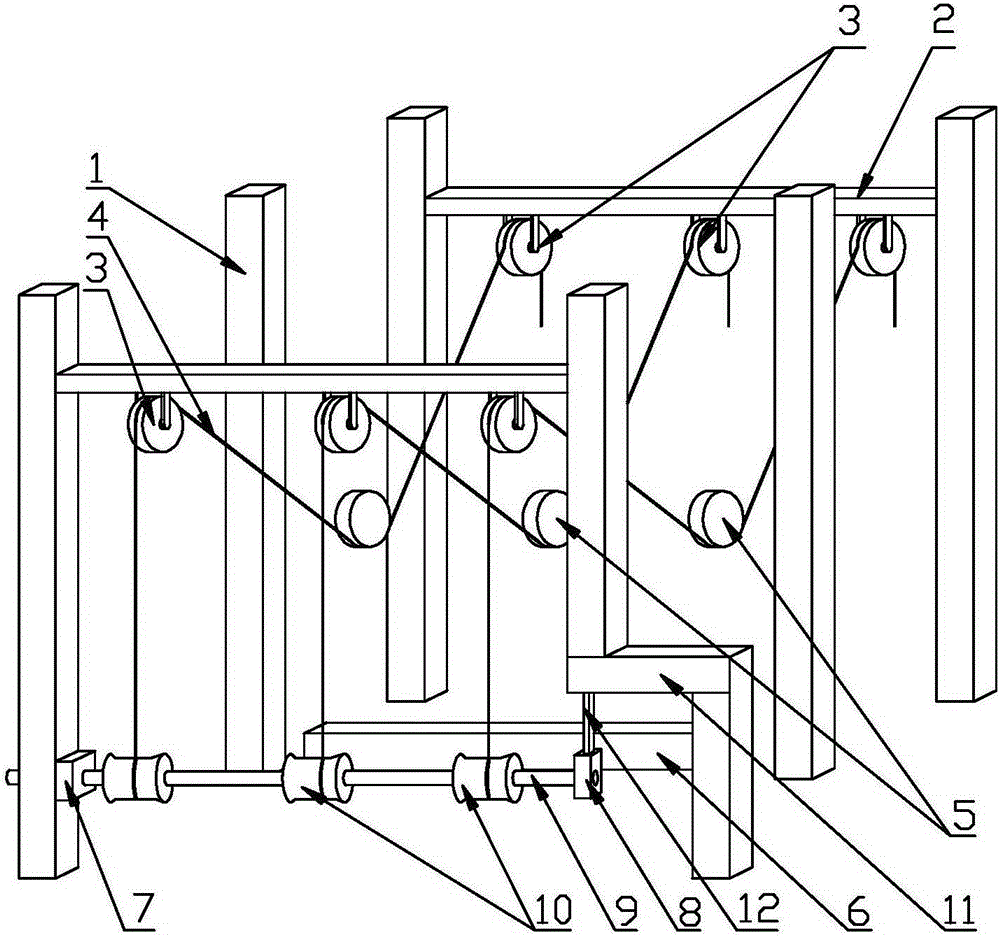 Sliding-type induction material receiving device