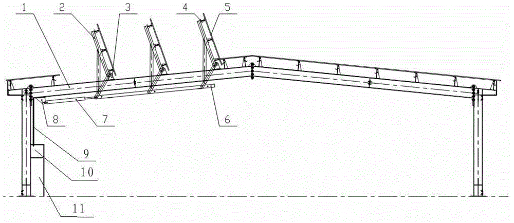 Turn-over type roof system