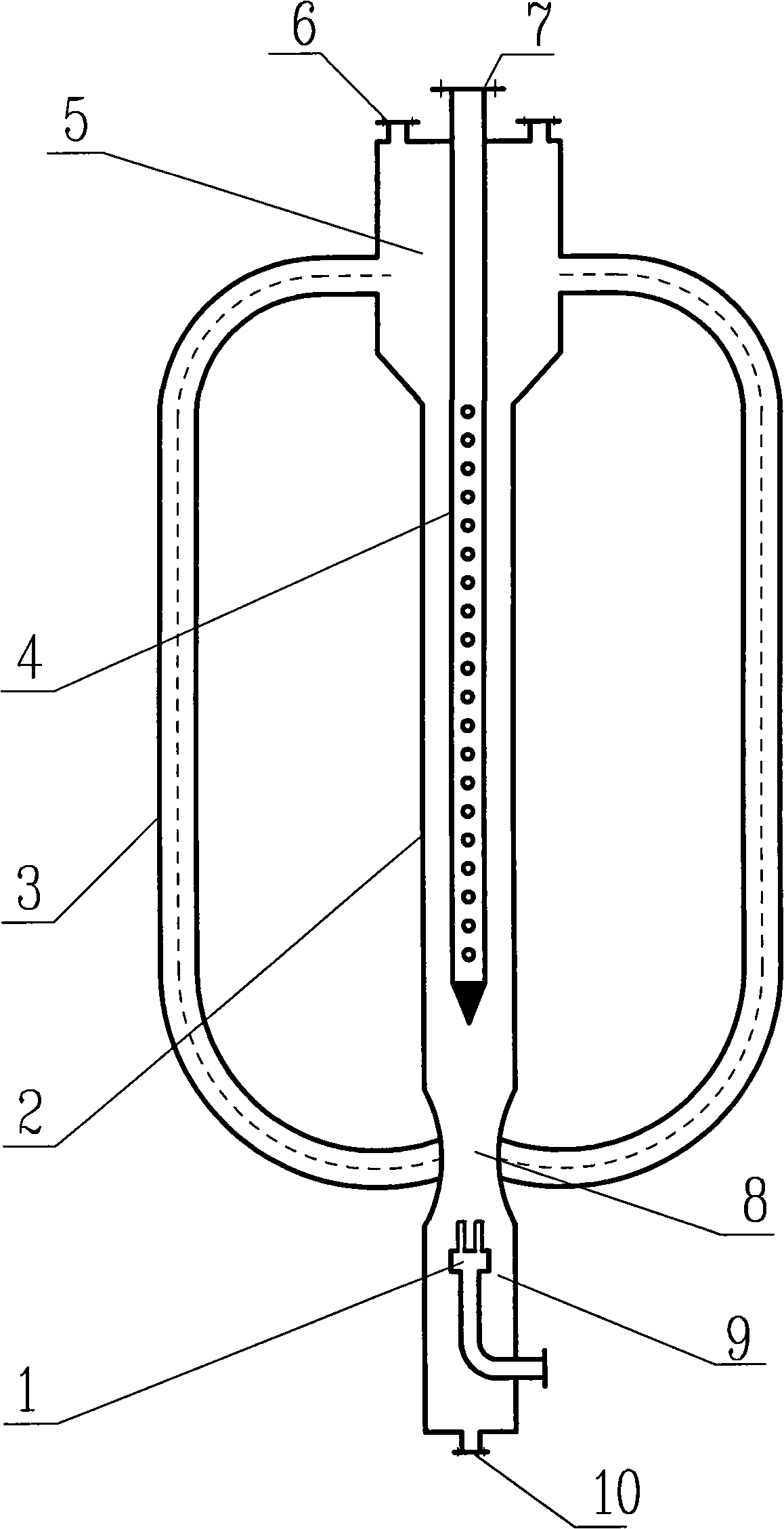 Novel liquid-liquid heterophase reactor