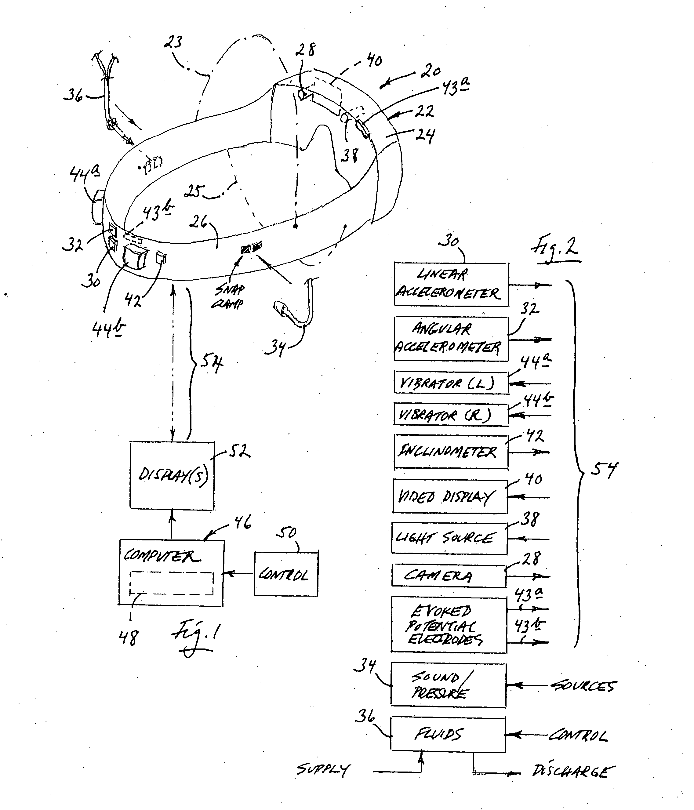 Head-stabilized medical apparatus, system and methodology