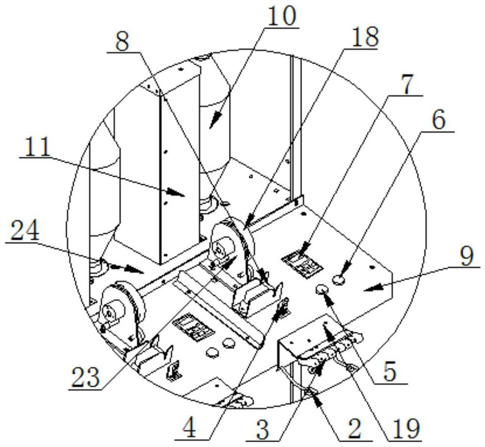 A lift-type high-speed yarn doubling machine