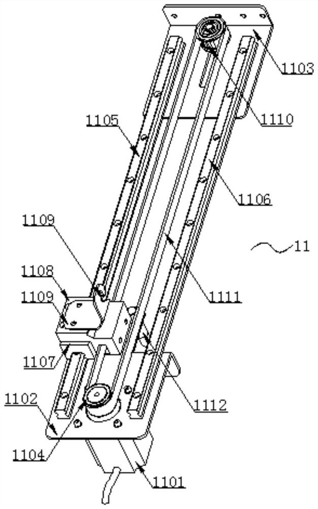 A lift-type high-speed yarn doubling machine