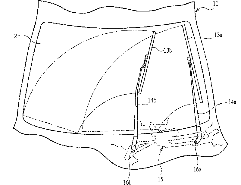 Wiper apparatus for vehicle