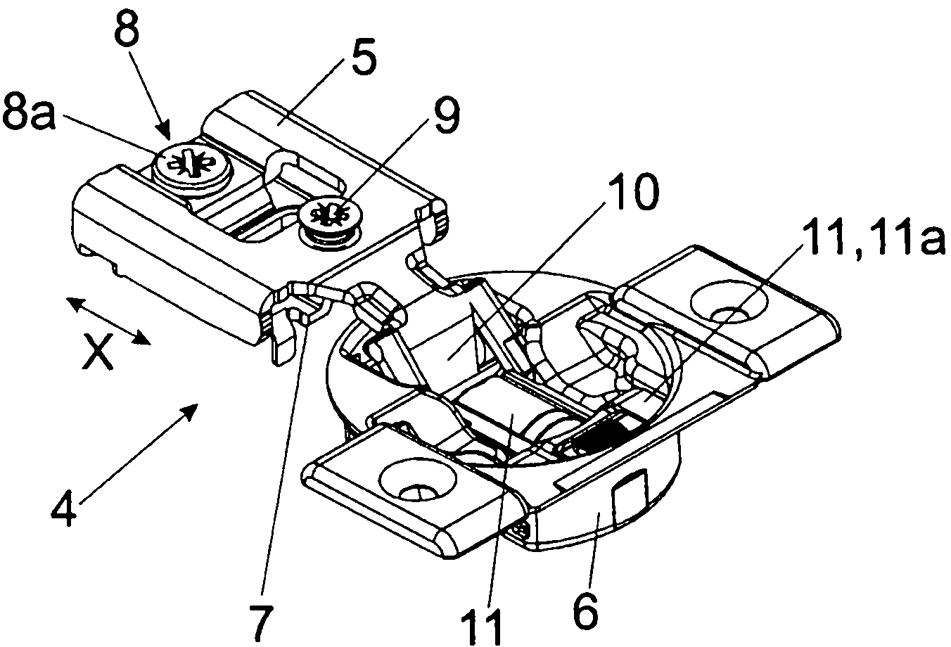 Furniture hinge