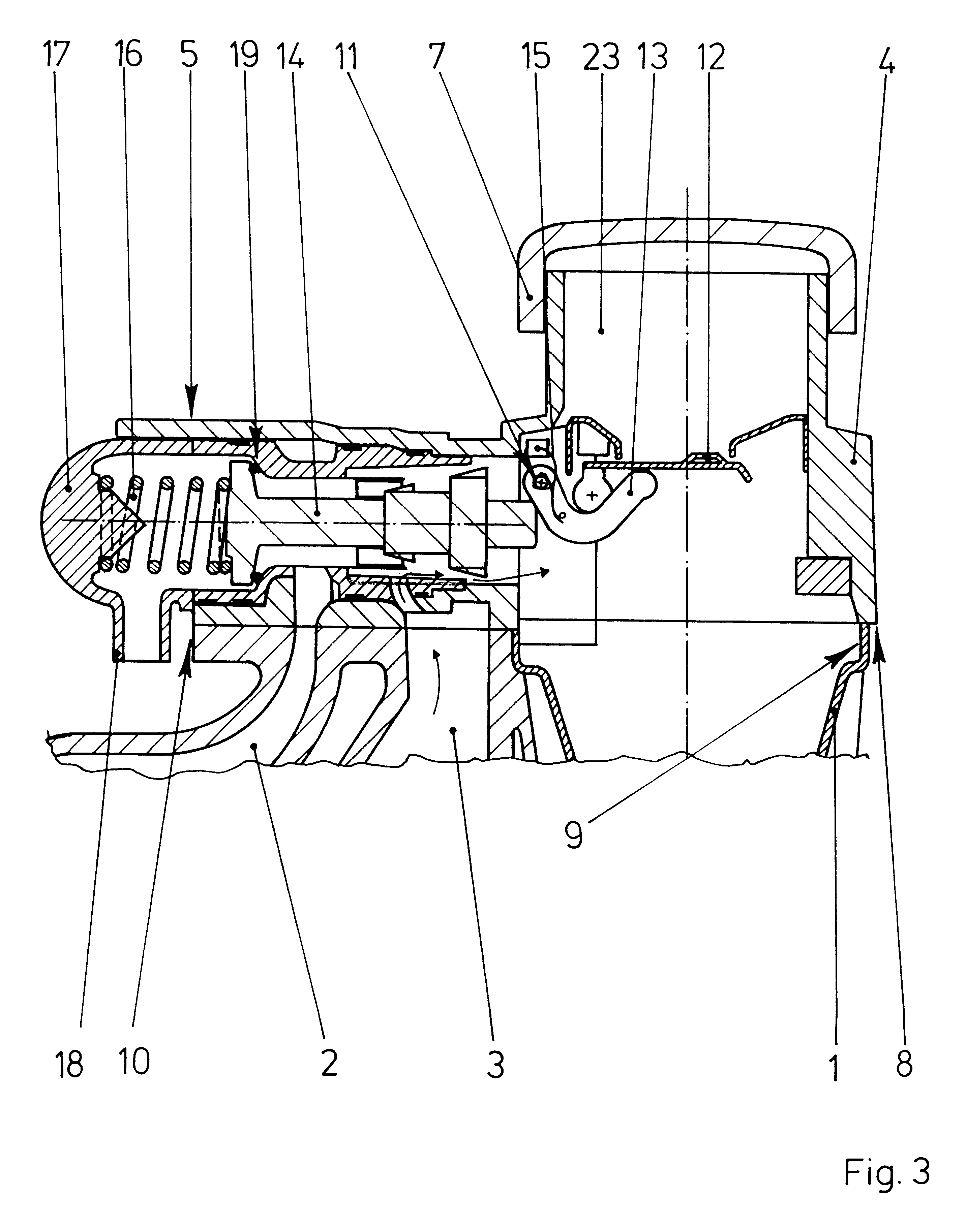 Plug neck for a filler neck of a fuel tank