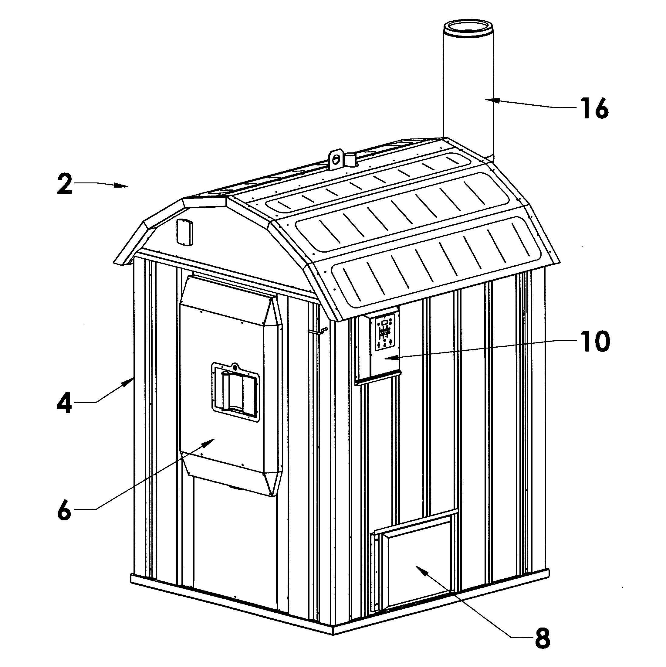 Wood fired boiler