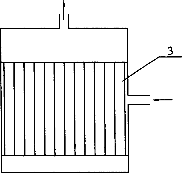 Integral phyical chemical treating method by bathing waste water reutilization