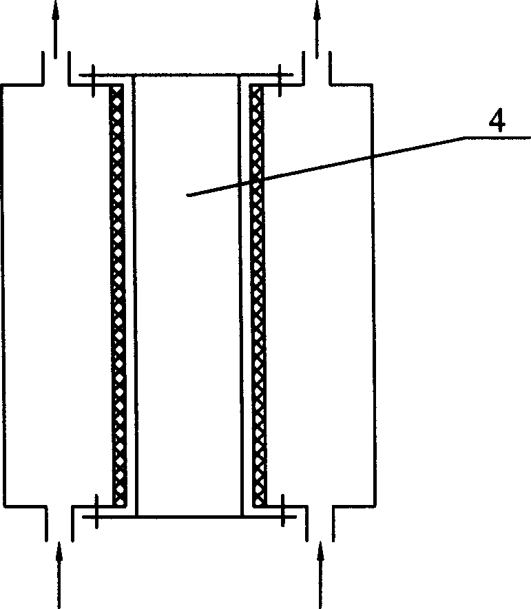 Integral phyical chemical treating method by bathing waste water reutilization