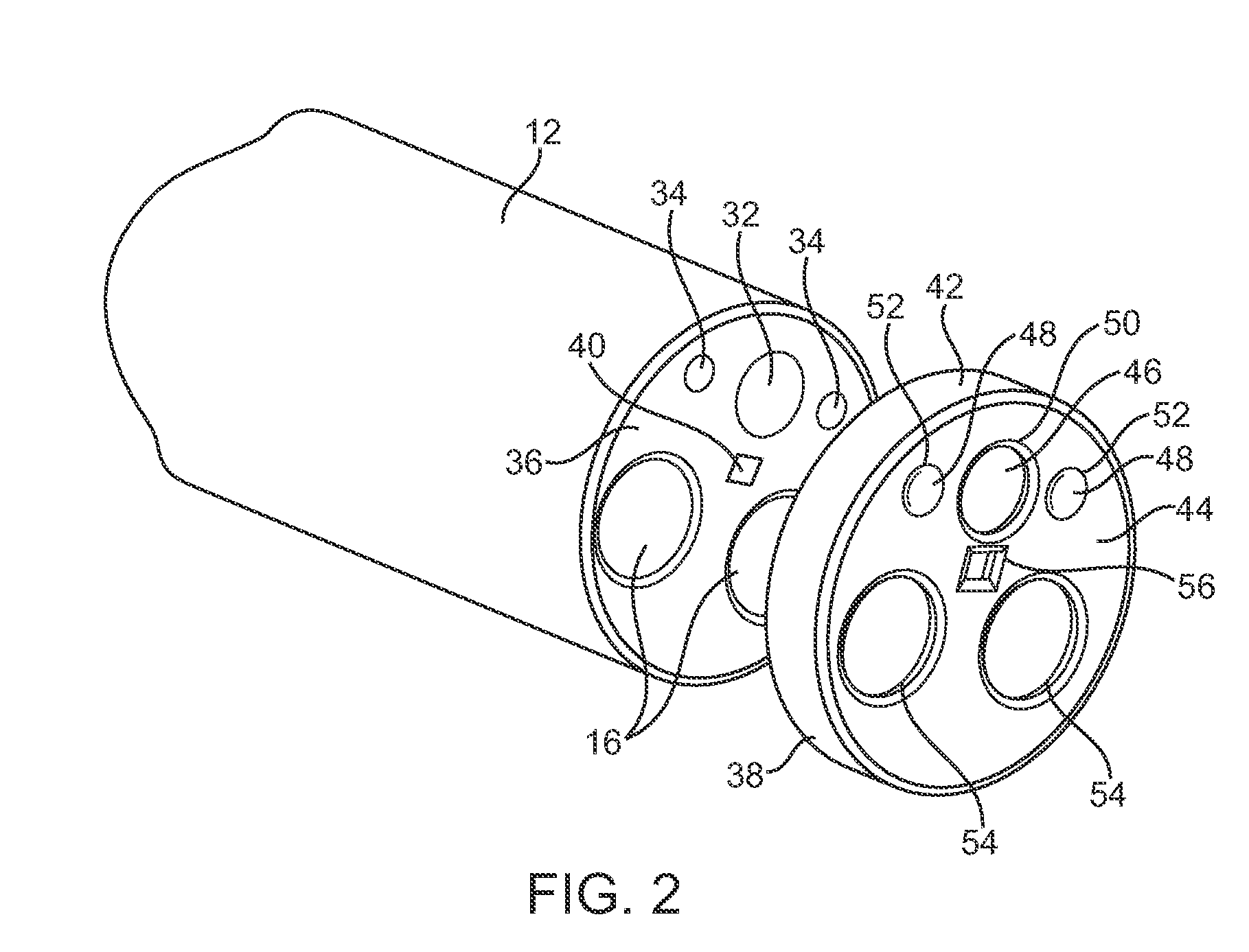 Endoscope assembly with a polarizing filter