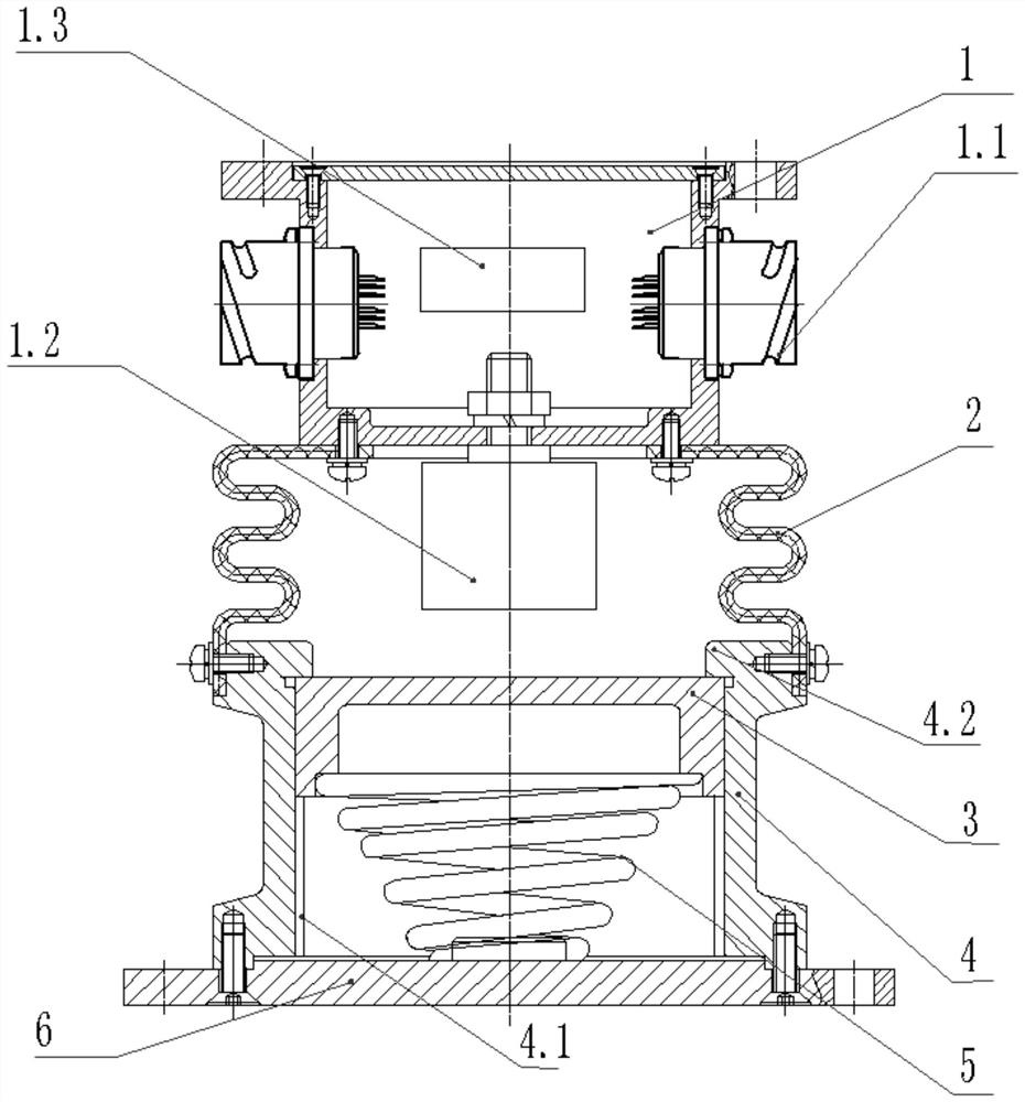 Evaluation method of a non-contact displacement sensor self-recovery anti-shock device