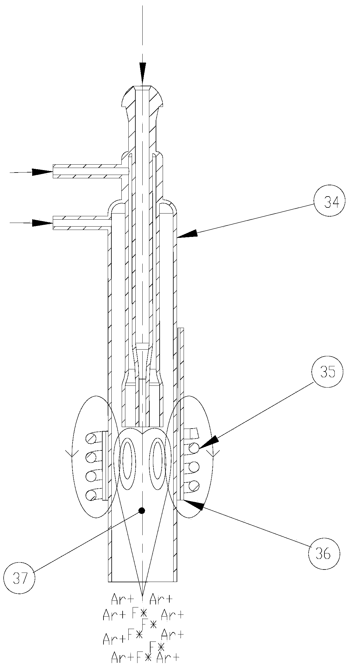 SiC optical material processing device