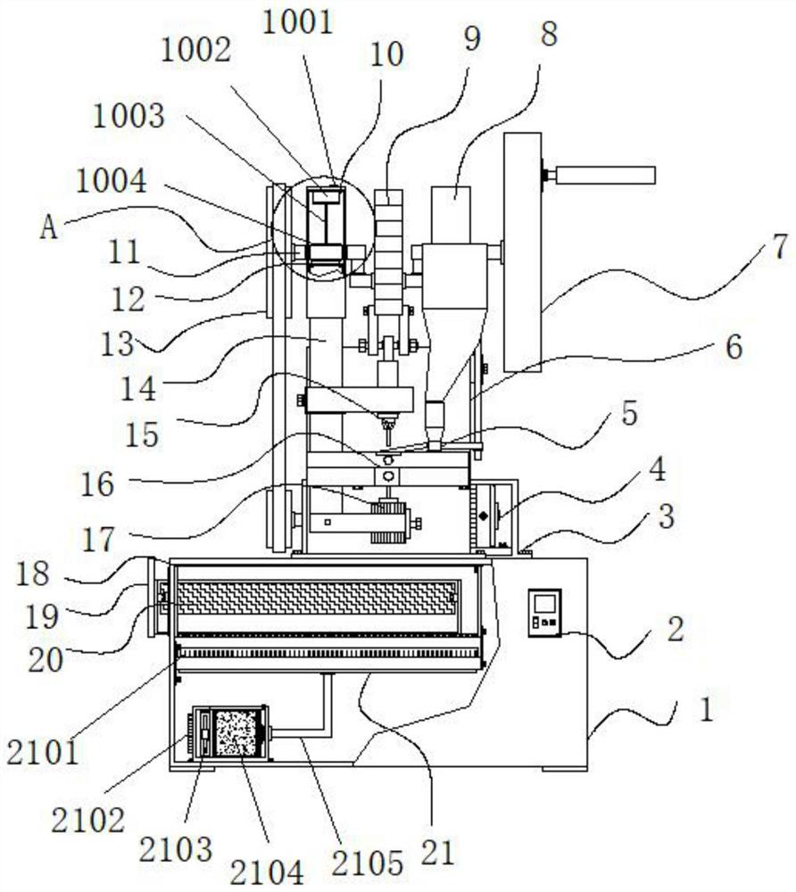 Tablet preparation device capable of avoiding tablet cracking