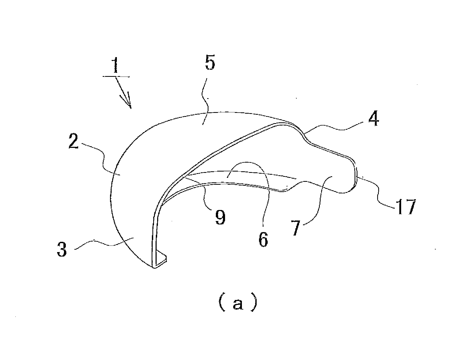 Toe cap and toe cap embedded shoe