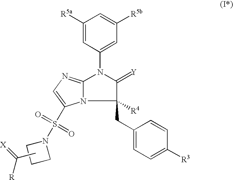 DERIVATIVES OF [6,7-DIHYDRO-5H-IMIDAZO[1,2-a]IMIDAZOLE-3-SULFONYL]-AZETIDINE-CARBOXYLIC ACIDS, ESTERS AND AMIDES