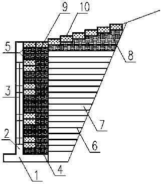 Ecological cantilever retaining system