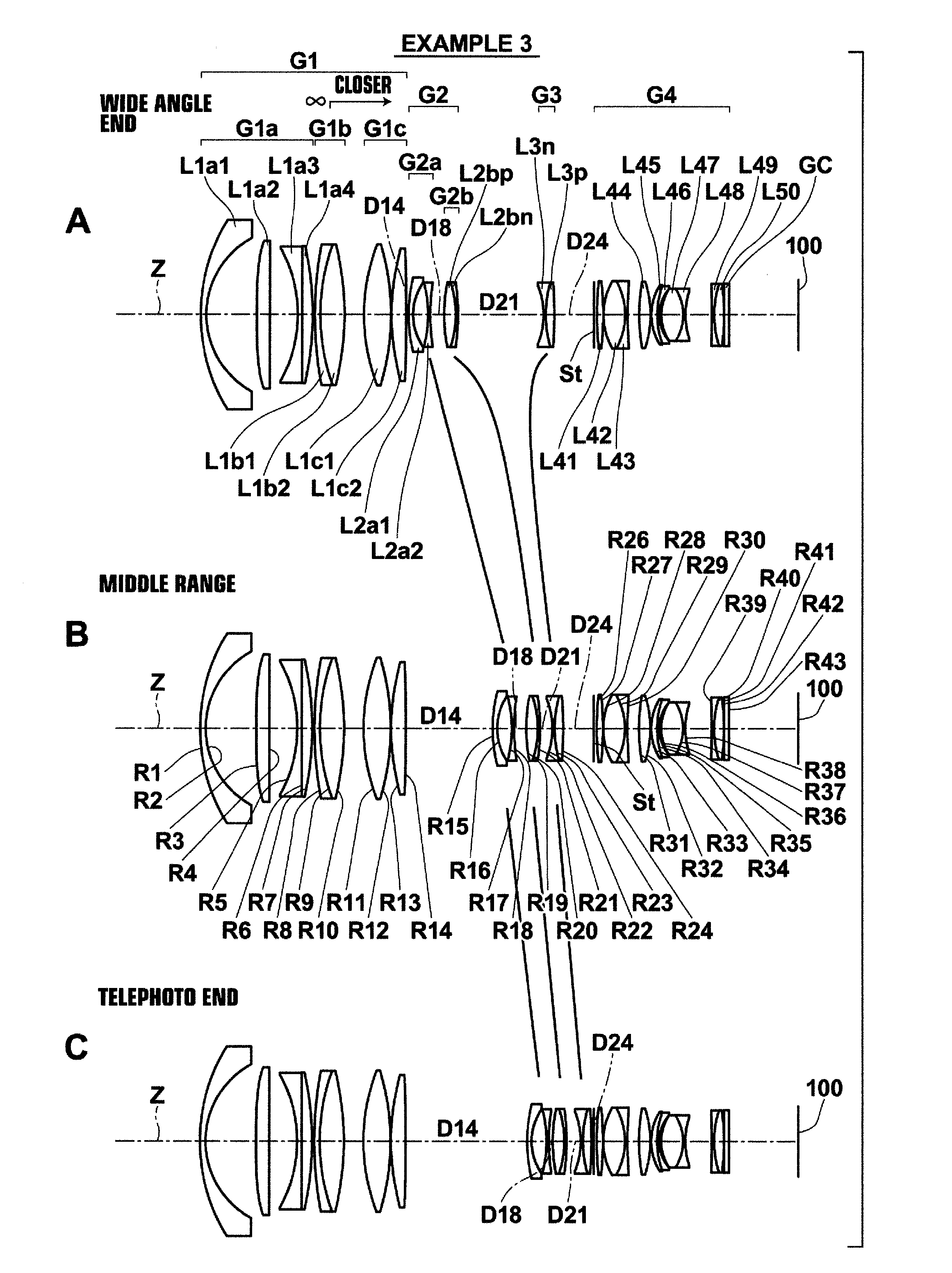 Zoom lens and imaging apparatus